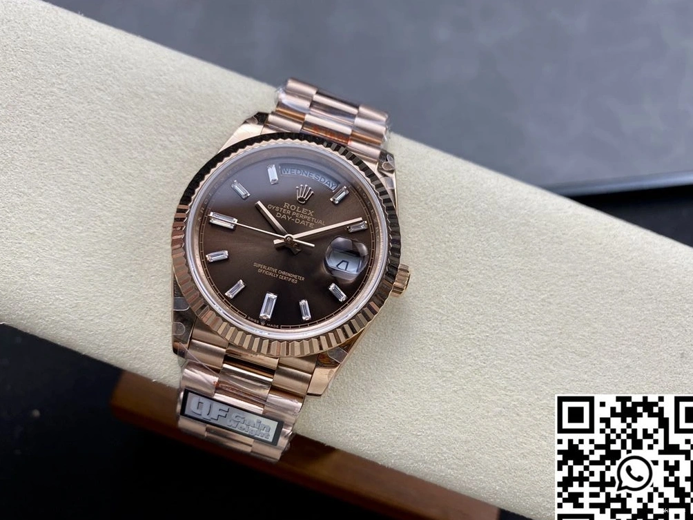 Steel QF Rolex Date Dial Factory Day M228235-0003 Chocalate v5 Tungsten 0115